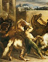 Riderless Horse Races (detail), 1817, gericault