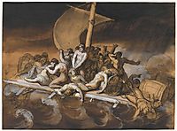 Scene of Cannibalism for The Raft of the Medusa , gericault