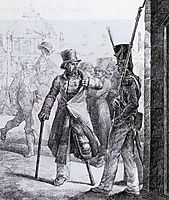 Swiss Guard and Wounded Veteran, 1819, gericault