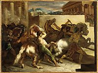 The Wild Horse Race at Rome, c.1817, gericault