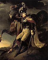 The Wounded Officer of the Imperial Guard Leaving the Battlefield, 1814, gericault