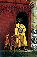 An Arab and his Dogs, 1875, gerome