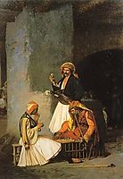 Arnauts playing Chess, 1859, gerome