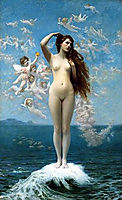 The Birth of Venus, 1890, gerome