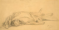 The Dead Caesar, 1859, gerome