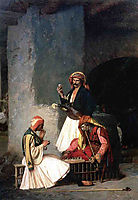 The Draught Players, 1859, gerome