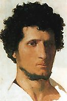 Head of a Peasant of the Roman Campagna, 1843-1845, gerome