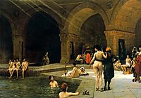 The Large Pool of Bursa, 1885, gerome