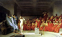 Phryne before the Areopagus, 1861, gerome