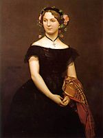 Portrait of Mlle Durand, 1853, gerome