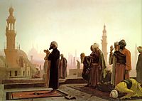 Prayer in Cairo, 1865, gerome