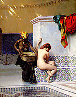 Turkish Bath or Moorish Bath, Two Women, 1872, gerome