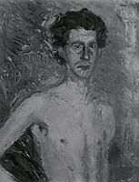 Fragment of a Self-Portrait, 1908, gerstl