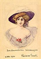 Ideal image of Trude Geiringer, 1906, gerstl