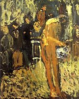 Nude in Garden, 1908, gerstl