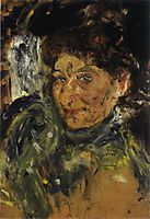 Portrait of Mother, Maria Gerstl, unfinished, 1908, gerstl