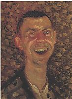 Self-Portrait Laughing, 1907, gerstl