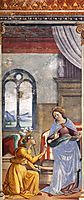 The Annunciation, 1490, ghirlandaio