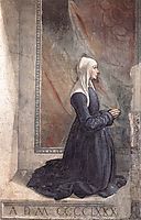 Portrait of the Donor Nera Corsi Sassetti, 1485, ghirlandaio
