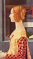 Portrait of Giovanna Tornabuoni, 1490, ghirlandaio