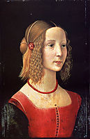 Portrait of a Girl, c.1490, ghirlandaio