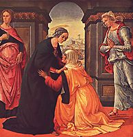The Visitation, 1491, ghirlandaio