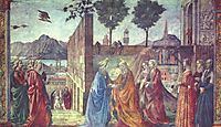 The Visitation, c.1490, ghirlandaio