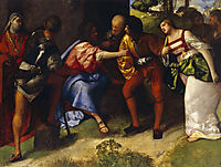 The Adulteress brought Before Christ, giorgione