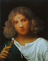 Boy with flute, 1508, giorgione