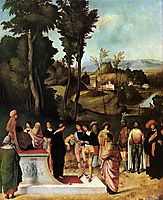Moses Undergoing Trial by Fire, giorgione