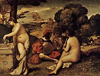 Pastoral Concert (Fête champêtre), 1509, giorgione