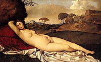 The Sleeping Venus, 1510, giorgione