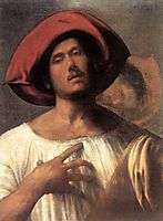Young man (The impassioned singer) , giorgione