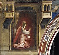 Annunciation: The Angel Gabriel Sent by God, 1306, giotto
