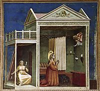 Annunciation to St Anne, c.1306, giotto