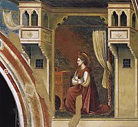 Annunciation: The Virgin Receiving the Message, giotto