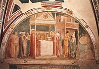 Annunciation to Zacharias, 1320, giotto