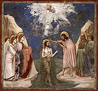 The Baptism of Christ, c.1305, giotto