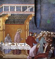The Death of the Knight of Celano, 1300, giotto