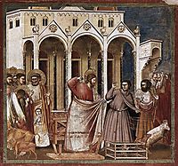 Expulsion of the Money-changers, c.1306, giotto