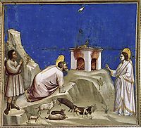 Joachim-s Sacrificial Offering, c.1306, giotto