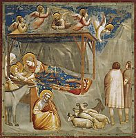 Nativity. Birth of Jesus, c.1306, giotto