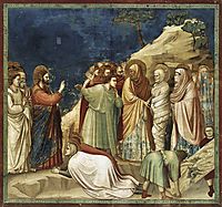 Raising of Lazarus, c.1306, giotto