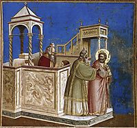 Rejection of Joachim-s Sacrifice, c.1306, giotto