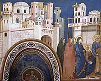 Return of Christ to Jerusalem, c.1320, giotto