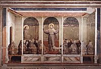 St. Francis Appears to St. Anthony in Arles, 1325, giotto