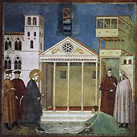 St. Francis Honoured by a Simple Man, 1300, giotto