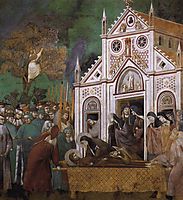 St. Francis Mourned by St. Clare, giotto