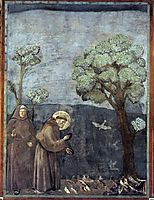 St. Francis Preaching to the Birds, giotto