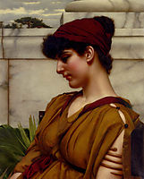 A Classical Beauty In Profile, godward